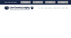 Desktop Screenshot of lioncountrylodging.com